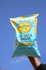 The Good Crisp Sea Salt & Vinegar Crinkle Cut Chips