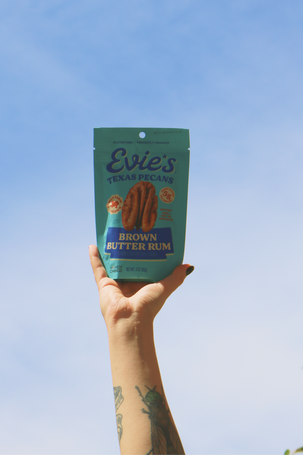 Evie’s Snacks - Brown Butter Rum Texas Pecans