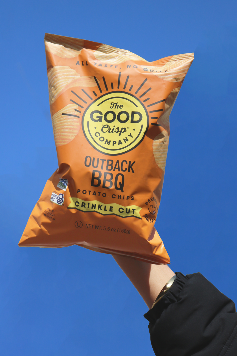 The Good Crisp Company - Outback BBQ Crinkle Cut Chips