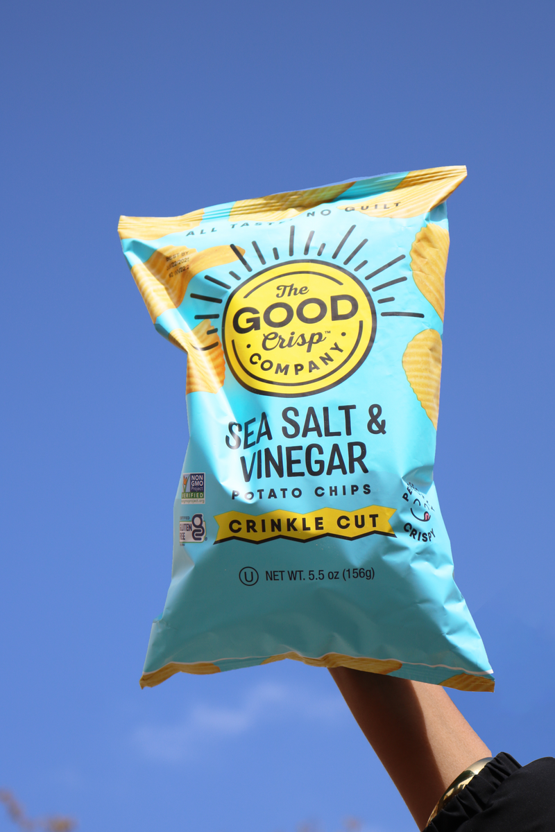 The Good Crisp Company - Sea Salt & Vinegar Crinkle Cut Chips