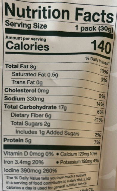 WavyWonders - Seaweed & Seed Snack - 1.05 oz