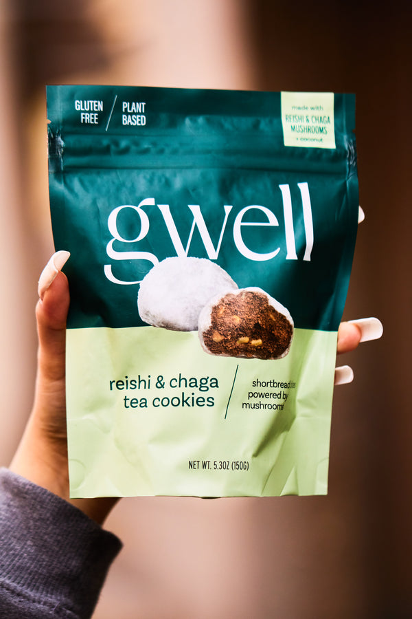Gwell - Reishi & Chaga Tea Cookies - Large