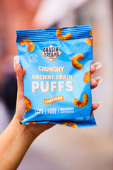 Chasin' Dreams Farms - Crunchy Ancient Grain Puffs - Cheddar