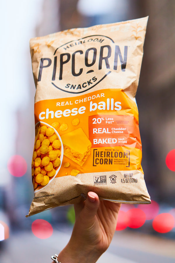 Pipcorn - Cheddar Cheese Balls - Large
