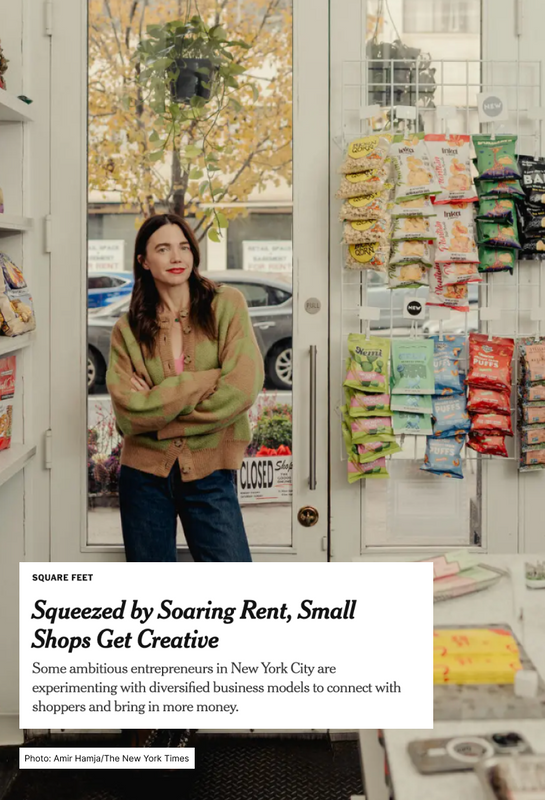 Rachel Krupa, founder of The Goods Mart featured by The New York Times
