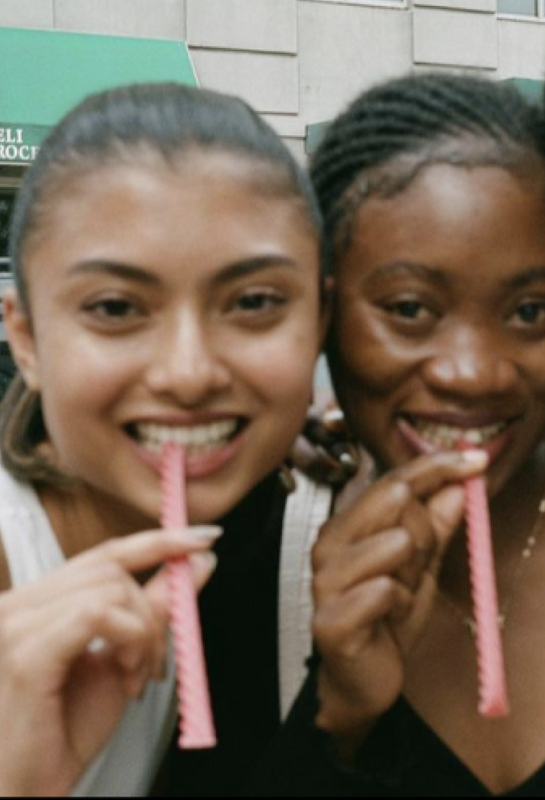 Three young women snacking on Red Vines (Made Simple)