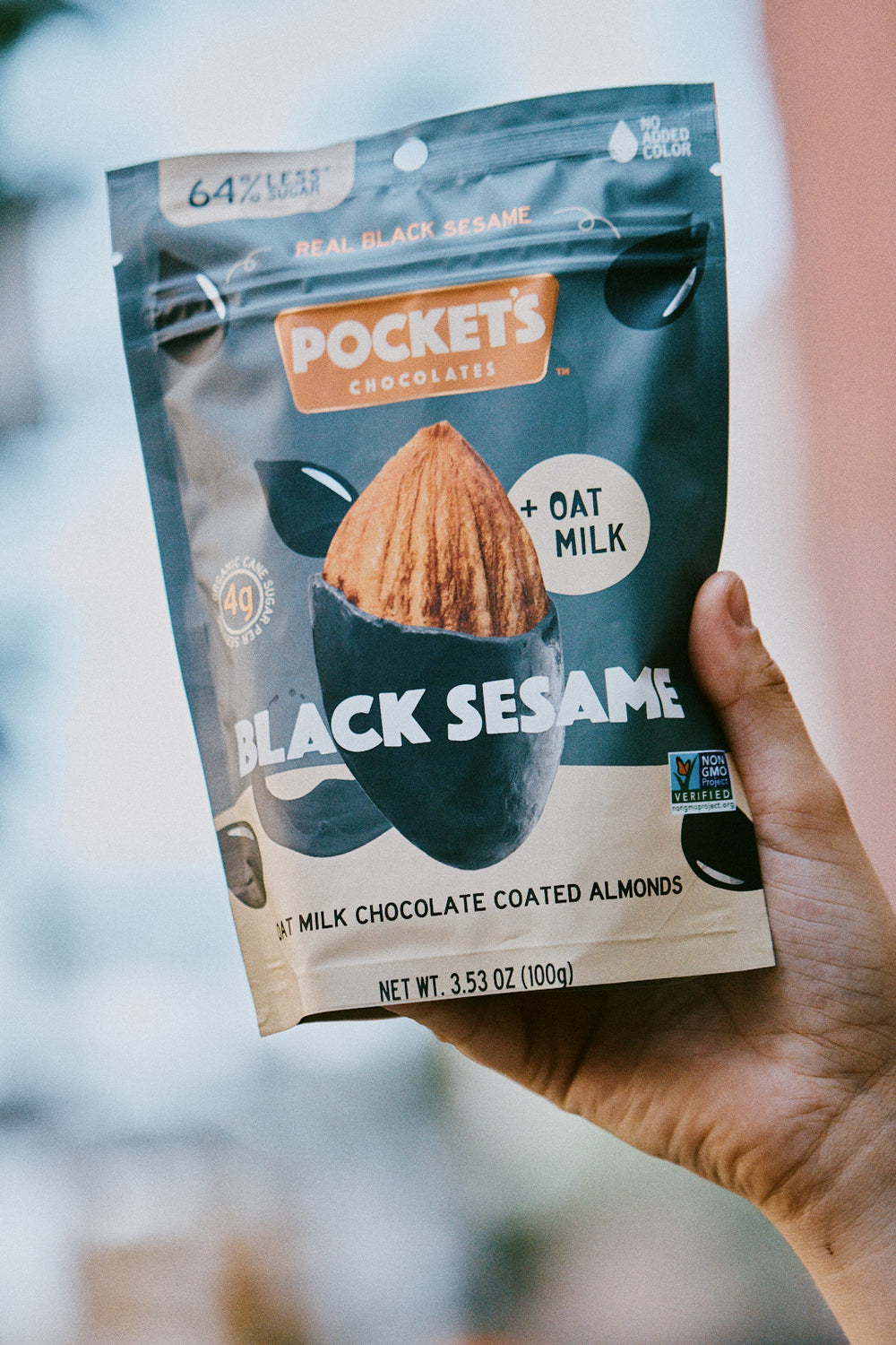 Pocket Black Sesame Almonds