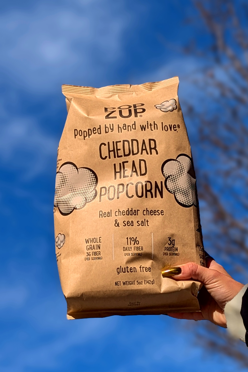 Popzup Popcorn - Cheddar Head Popcorn