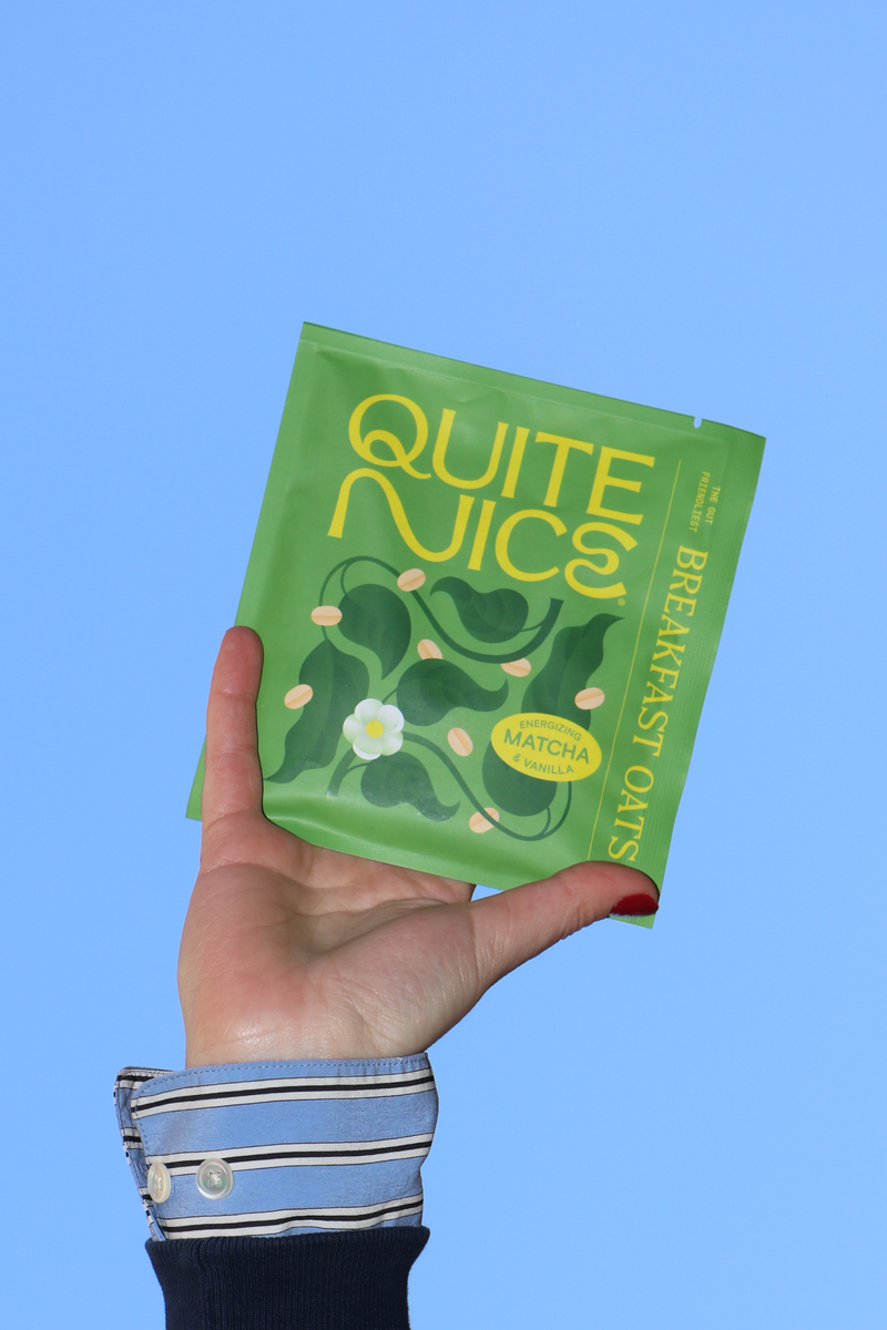 Quite Nice - Matcha & Vanilla Prebiotic Oatmeal