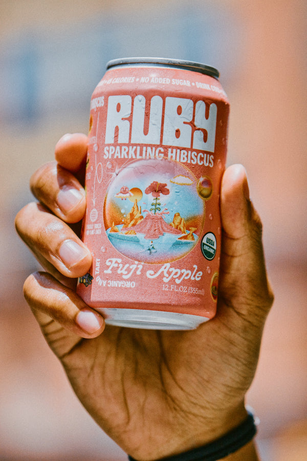 Ruby - Fuji Apple Sparkling Hibiscus Water