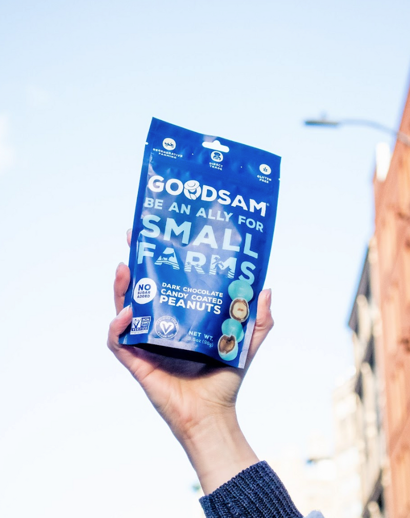 Goodsam Candy Coated Peanuts, 55 Dark Chocolate The Goods Mart