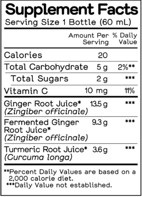 Greenhouse - Fiery Ginger Wellness Shot