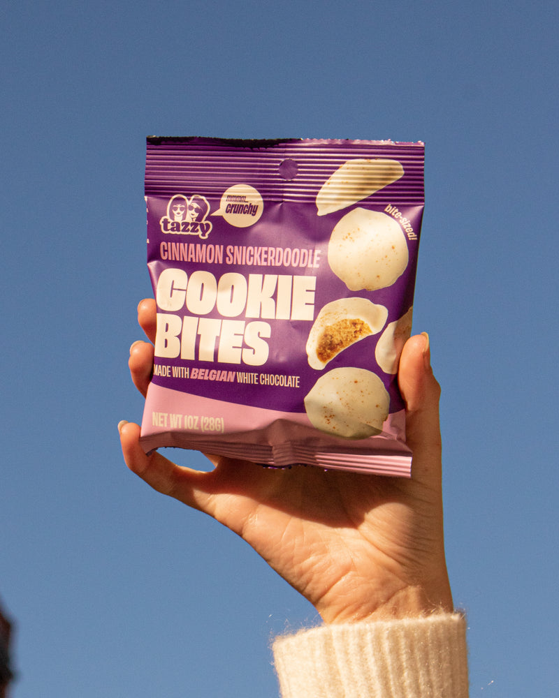 Tazzy - White Chocolate Snickerdoodle Cookie Bites