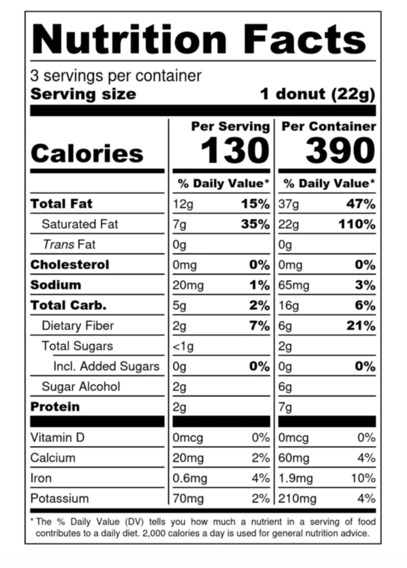 Glonuts - Matcha mini-donuts 3pk