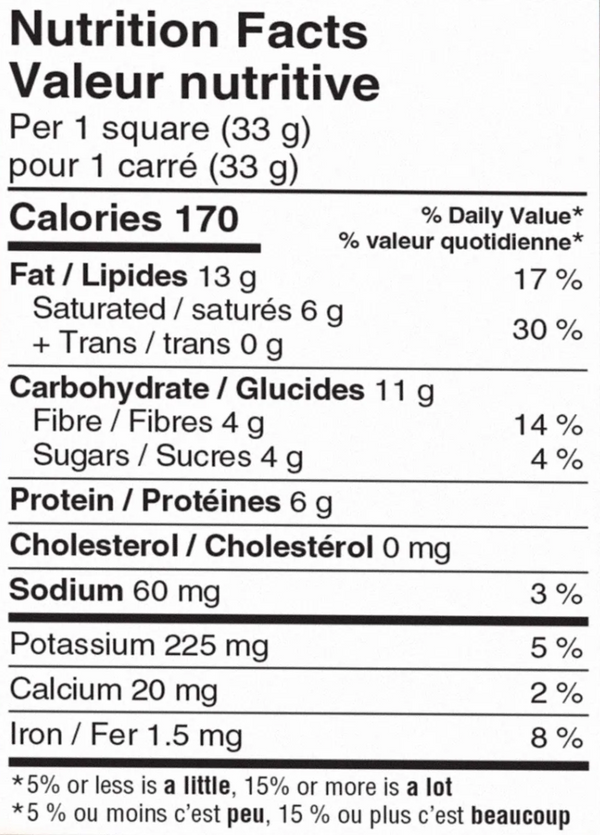 Mid-Day Squares - Peanut Butta - 1 square - 33 g