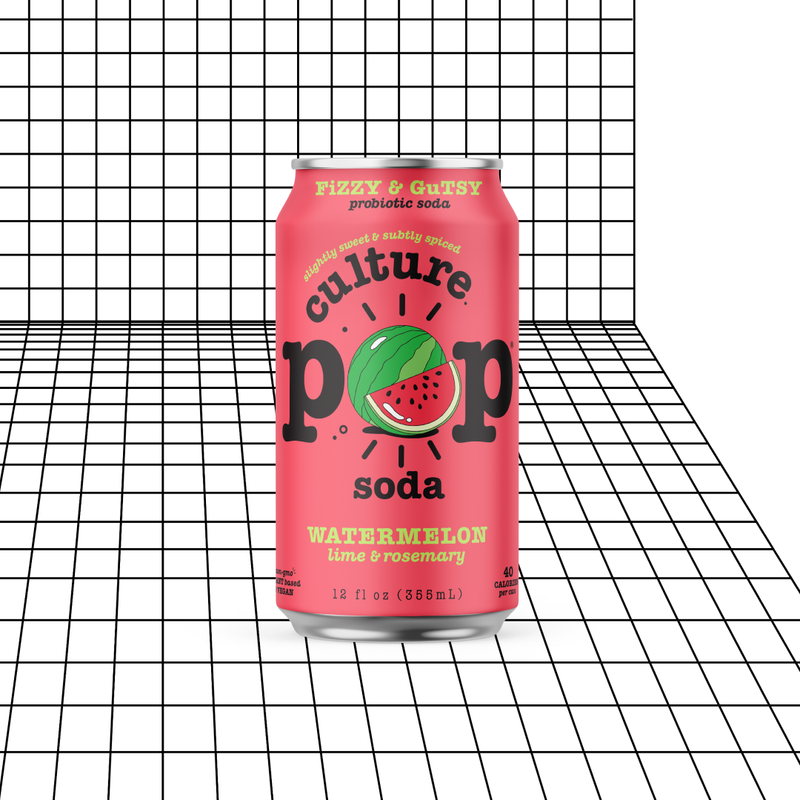 Culture Pop - Watermelon & Lime and Rosemary Prebiotic Soda